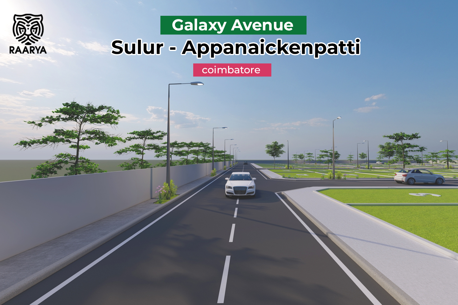 compund wall image- Galaxy Avenue Property Sulur
