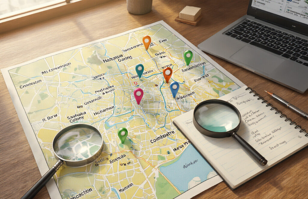 Research Popular Residential Areas in Coimbatore