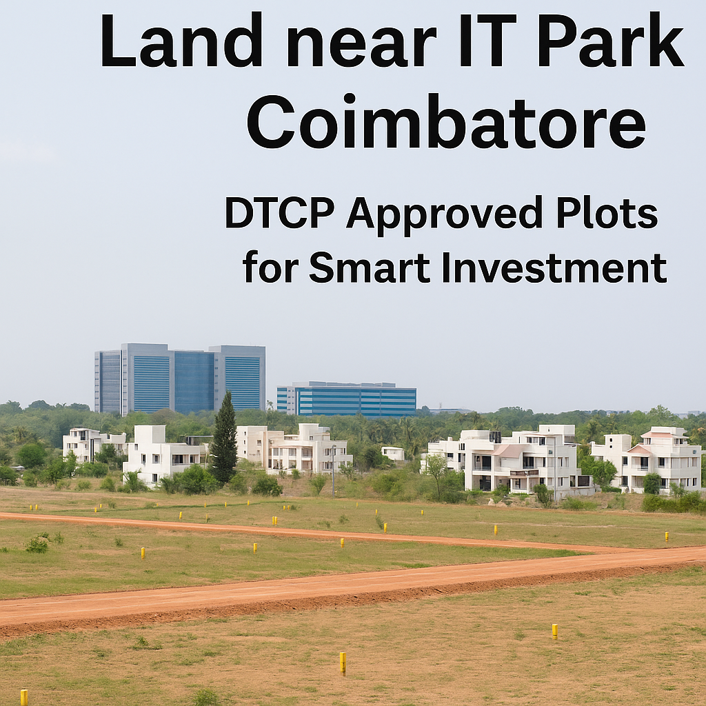Land near IT Park Coimbatore – DTCP Approved Plots for Smart Investment