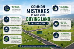 DTCP approved plots in Coimbatore with clear documents