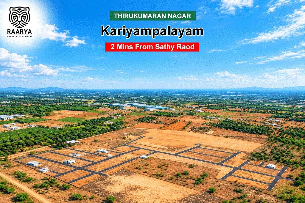 Plots for sale in Kariyampalayam , raarya